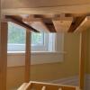 Tile-Top Wooden Rolling Kitchen Cart Island with Built In Wine Rack - 6