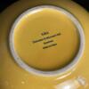 Yellow Embossed Stoneware Bowls - 3