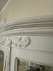 French Provincial Style Curio Cabinet With Glass Doors and Ornate Trim - 8