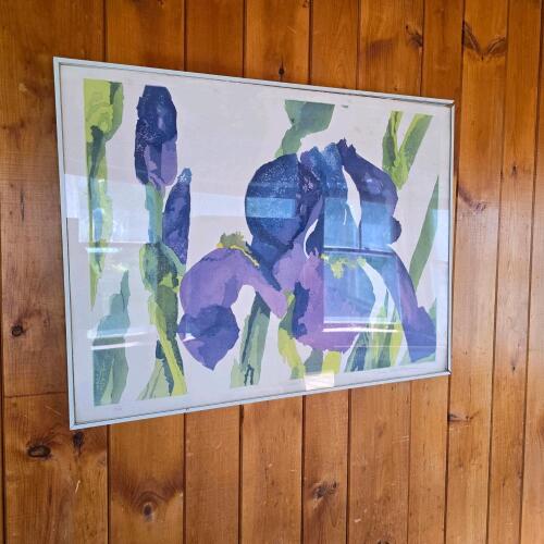 Framed Iris Print by Millie Davis Brumm 31"x 24"