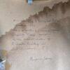 Framed Rubbing of Elizabeth Tilley Howland Gravestone 12"x14" - 3