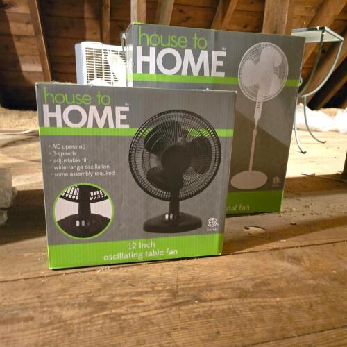 House to Home Oscillating Pedestal and Table Fans