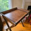 Traditional-Style Wooden Butler's Tray Table - 2