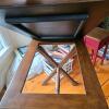 Traditional-Style Wooden Butler's Tray Table - 4