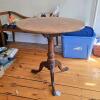 Round Tripod Table in the Manner of Queen Anne Style