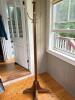 Wooden Hall Tree Coat Rack in the Mission Style - 2