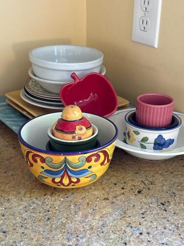 Assorted Ceramic and Stoneware Dish Lot