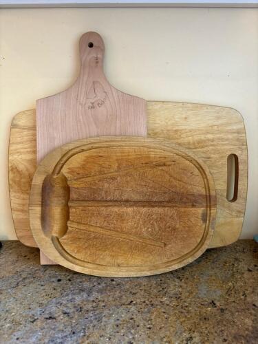 Assorted Wooden Cutting Boards