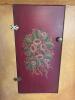 Floral Painted Tall Cabinet in Folk Art Style - 3
