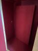 Floral Painted Tall Cabinet in Folk Art Style - 5