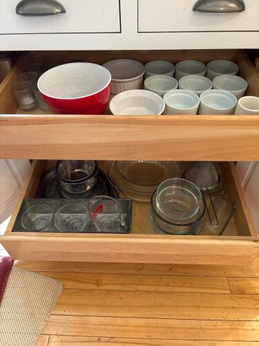 Assorted Mixing Bowls, Ramekins, and Kitchenware
