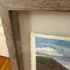 Framed Watercolor Coastal Scene in Rustic Wood Frame - 8