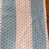 Crocheted and Woven Baby Blankets with Satin Trim - 7