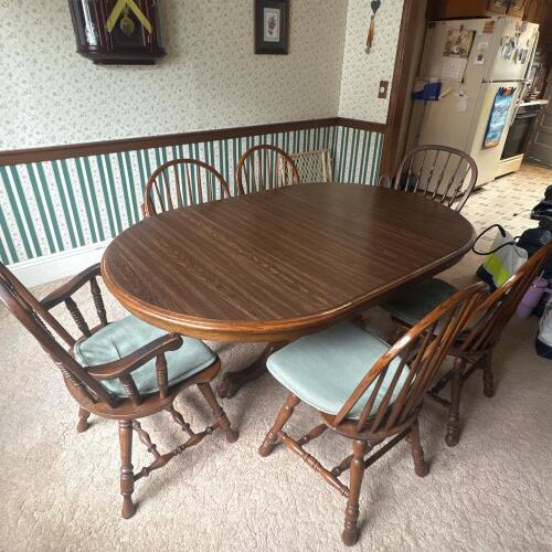Cochrane Wilderness Dining Table with Six Chairs