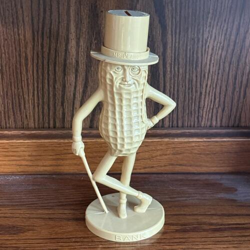 Mr. Peanut Plastic Coin Bank with Top Hat