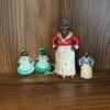 Mammy-Style Cast Metal Bank, Figurine and Ornaments