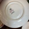Bone China Floral Teacups and Saucers Ten Piece Lot - 5
