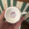 Bone China Floral Teacups and Saucers Ten Piece Lot - 14