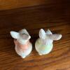 Pair of Ceramic Bunny Figurines - 3