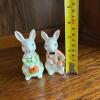 Pair of Ceramic Bunny Figurines - 6