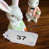 Pair of Ceramic Bunny Figurines - 7