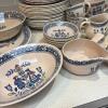 Johnson Brothers Hearts and Flowers Old Granite Ironstone Dinnerware - 70 Piece Set - 15