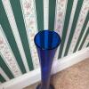 Cobalt Blue Glass Vase - 23.5" - 2