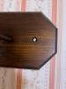 Wooden Wall-Mount Coat Rack with Pegs - 4