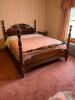 Early American Style Queen Size Poster Bed Frame Only