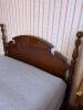 Early American Style Queen Size Poster Bed Frame Only - 3