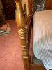 Early American Style Queen Size Poster Bed Frame Only - 5