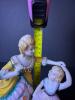 Porcelain Figurine of Woman and Girl in 18th-Century Style Dress - 6