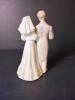 1954 Arnart Royal Chow Porcelain Wedding Couple Figurine - 2
