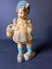 Pair of Roman Art Co. Robia Ware Boy and Girl Figurines - 2