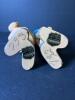 Pair of Roman Art Co. Robia Ware Boy and Girl Figurines - 9