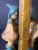 Pair of Roman Art Co. Robia Ware Boy and Girl Figurines - 10
