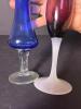 Pair of Hand Blown Glass Bud Vases - 2