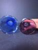 Pair of Hand Blown Glass Bud Vases - 3