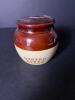 Boston Baked Beans Brown Stoneware Bank