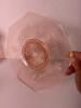Pink Depression Glass Pitcher, Serving Plate, and Handled Plate - 3