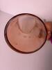 Pink Depression Glass Pitcher, Serving Plate, and Handled Plate - 16