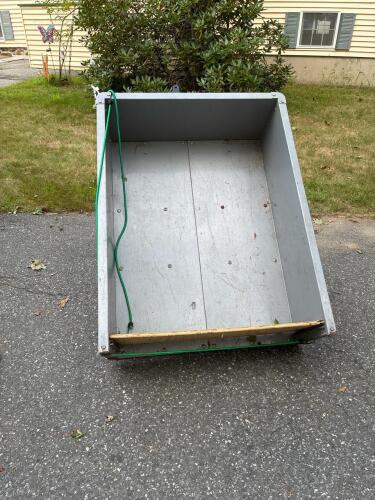 Steel Utility Lawnmower Dump Cart