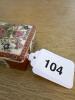 Japanese Satsuma Porcelain Trinket Box With Floral Motif - 8
