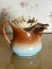 Austrian Moose-Head Majolica-Style Creamer Jug - 4