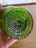 Small Green Textured Glass Owl Figurine - 6