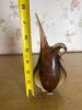 Murano-Style Art Glass Swan Neck Ewer Vase - 2