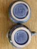 Irish Shamrock Pottery Creamer and Sugar Bowl Set - 4