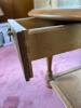 Oval Oak One-Drawer Side Table with Shelf, Traditional Style - 9