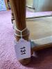 Oval Oak One-Drawer Side Table with Shelf, Traditional Style - 10