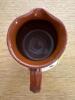 Hand-Painted Folk Art Pottery Jug with Floral Decor - 4